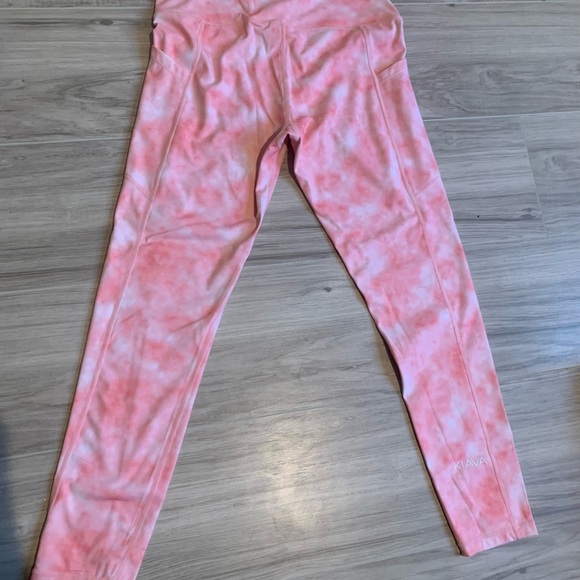 Kiava 25” pink tie dye leggings - Picture 3 of 4